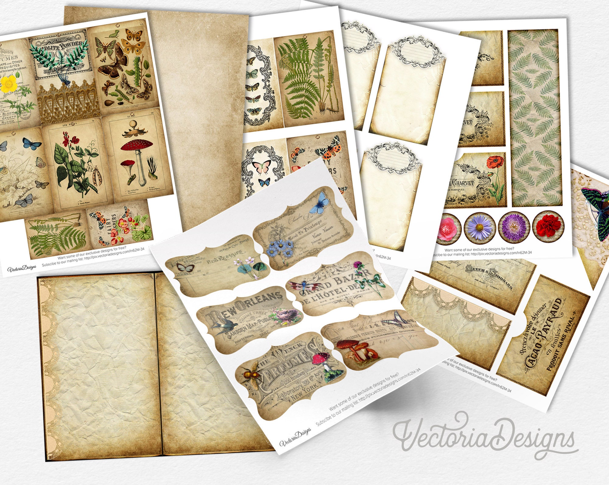 Autumn Junk Journal Kit - Design Cuts