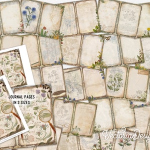 Exquisite Flowers Crafting Printables Kit Vintage Flowers Junk Journal Embellishments Printable Paper Floral Craft Kits DIY Tutorial 002788 image 3