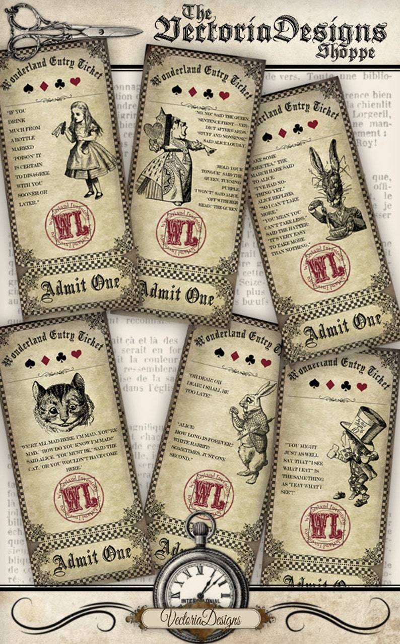 Alice in Wonderland Entry Tickets