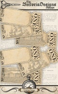 Admin One Tickets, Train Tickets, Printable Tickets, Vintage Tickets, Boat Tickets, Blank Tickets, Ephemera Scrapbook, Collage Sheet 000594