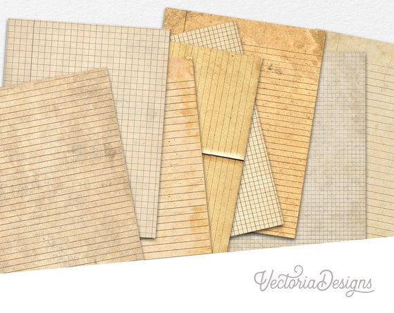 Grunge Notebook Paper, Junk Journal Printable, Digital Notebook Paper, Journal Pages, Grunge Decoration, Scrapbook Paper, Downloads 001553