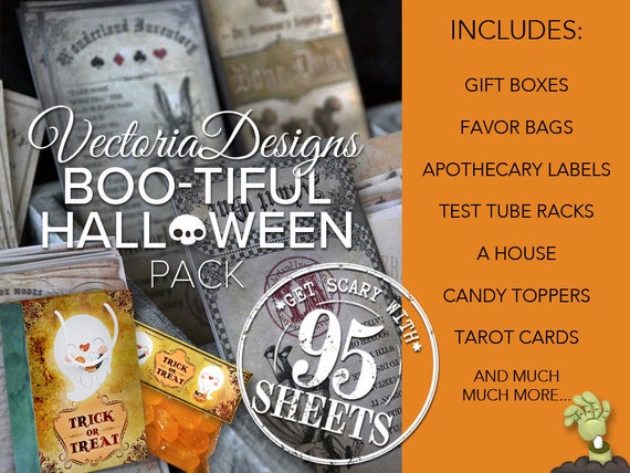 Boo-tiful Halloween Pack Crafting Printable