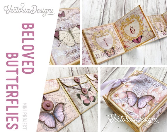 Big, Beautiful Botanical Butterfly Scrapbook Class with kit to go