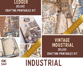 Industrial Offer - Junk Journal Craft Printables (Pages, Papers and Embellishments) - 004083