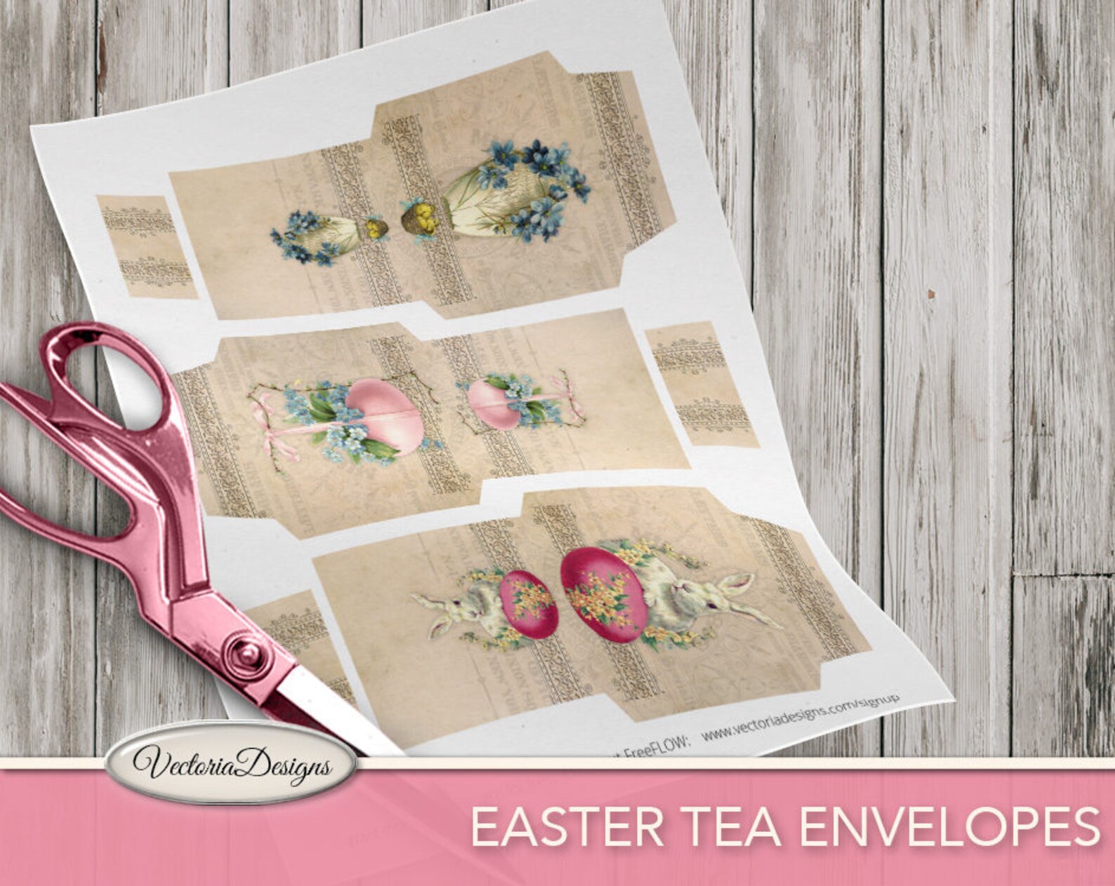 Printable Easter Tea Bag Envelopes Easter Decoration Easter Etsy