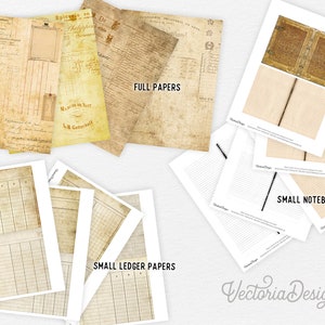 Mega Ephemera File Folders Junk Journal Kit, Digital Journal Kit, Junk Journal Supplies, Journal File Folders, Journal DIY, Kit 001948 image 9