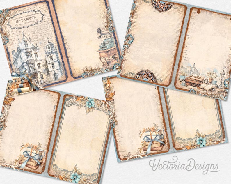 Vintage Keepsakes Junk Journal Kit - Printable Kit - 003662 - Etsy