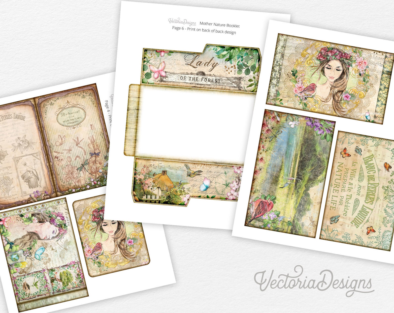 Mother Nature Mini Project Booklet Craft Kit Folio Kit Junk - Etsy