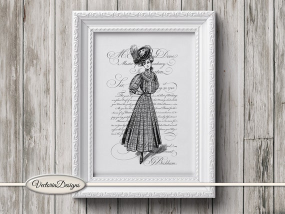 Pretty Girl Print Printable Art Black and White Print Digital | Etsy