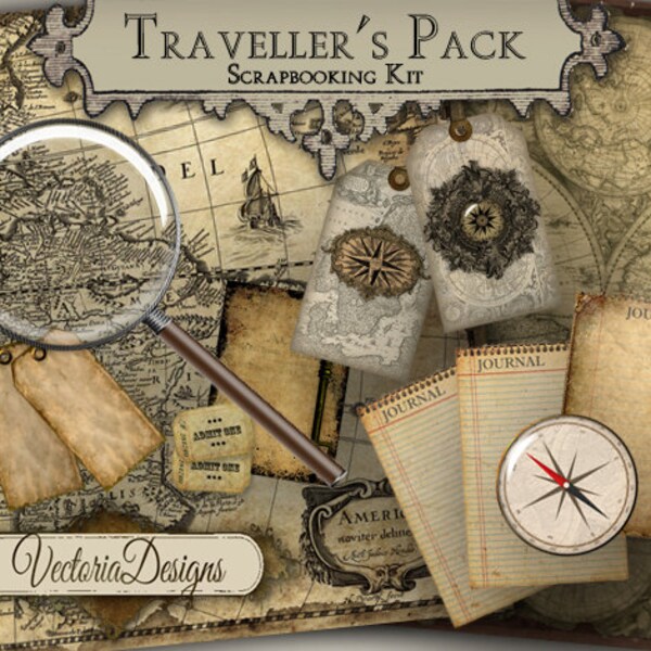 Travel Scrapbook - Etsy