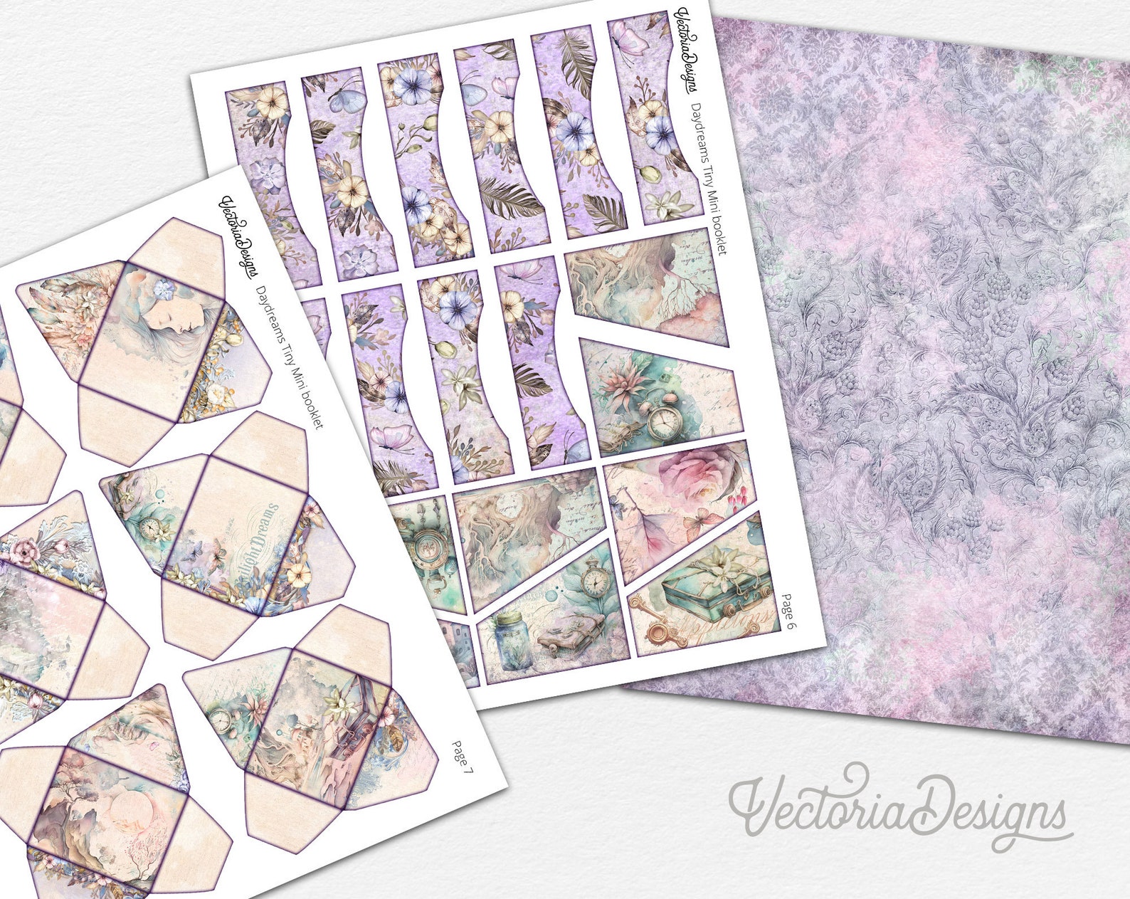 Daydreams Tiny Mini Booklet Mini Project Booklet Craft Kit Folio Kit ...