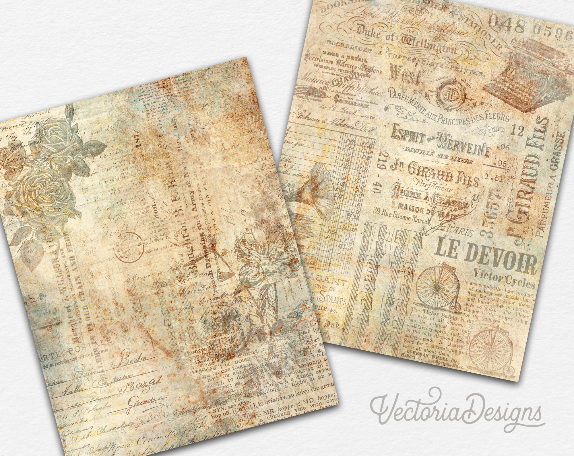 Mega Antique Papers Crafting Bundle, Ephemera Paper Digital, Antique Paper  Craft, Antique Mega Pack, Craft Supplies, Bookmaking 001954 