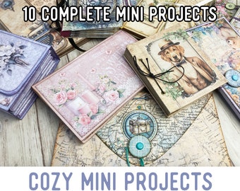 Mini Projects 3 Crafting Bundle DIY Craft Kits Printable Craft Kit Weekend Crafts DIY Mini Folio DIY Booklet Handmade Gift x 003187