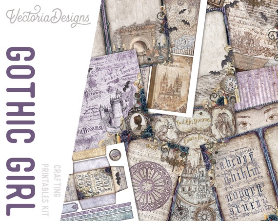 Stream PDF Gothic Scrapbook Paper: Vintage Gothic Scrapbook Paper