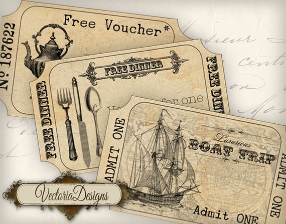 free tickets sample tickets printable images instant download etsy