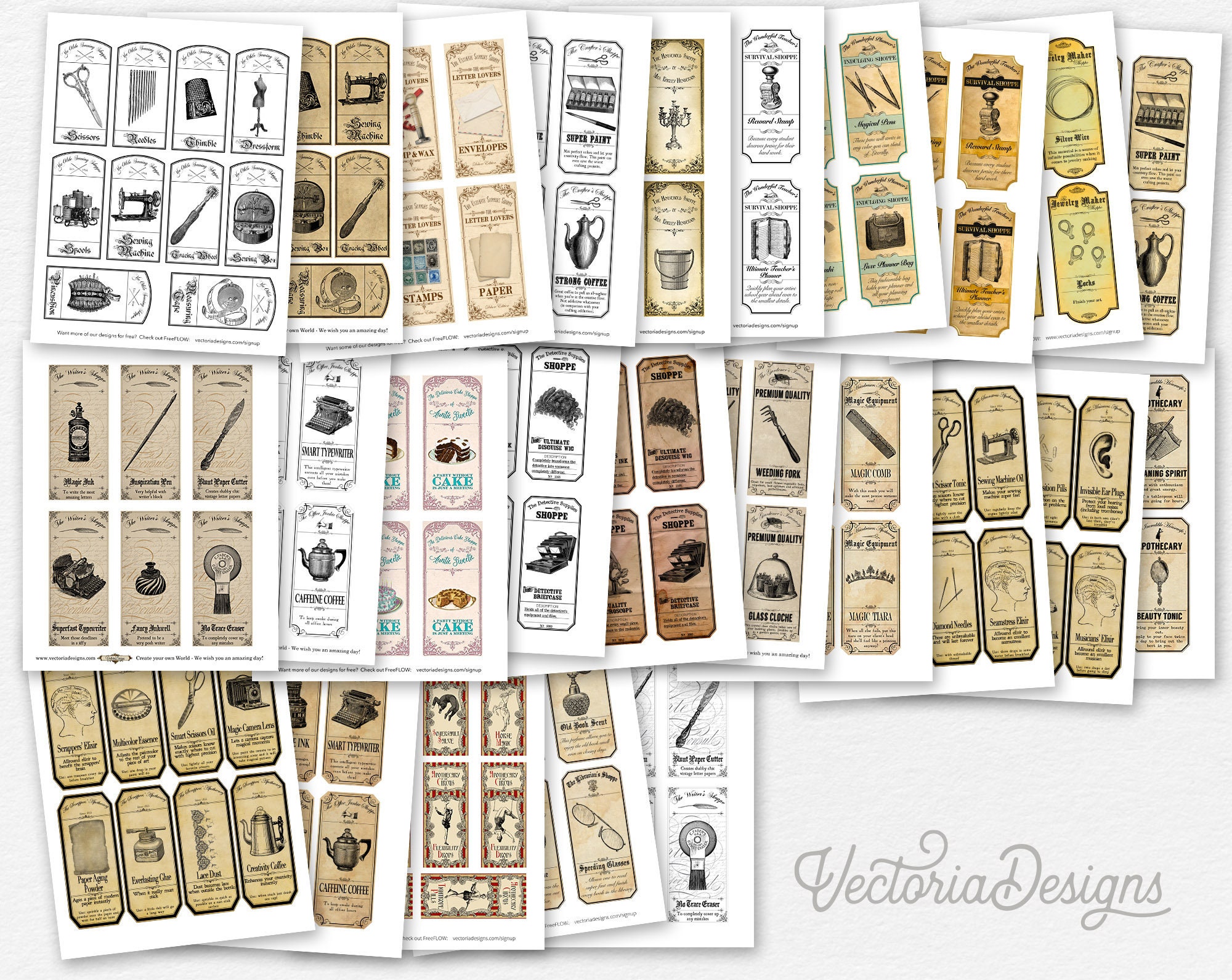 Mega Apothecary Crafting Bundle, Printable Apothecary Labels