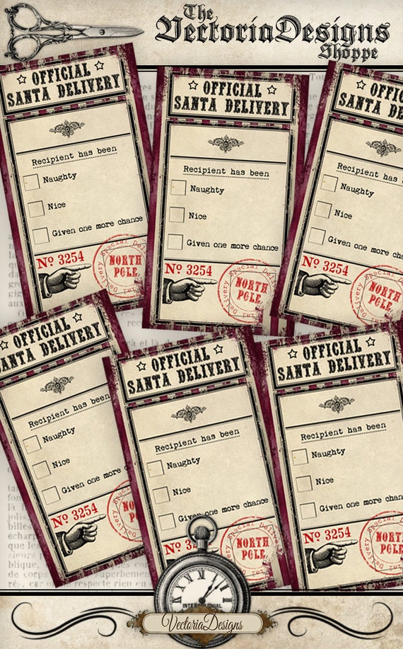 Christmas Naughty Nice Labels