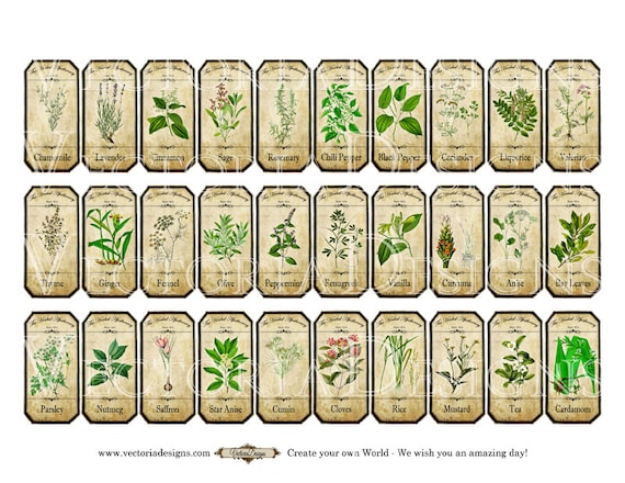 Herbal Apothecary Stickers