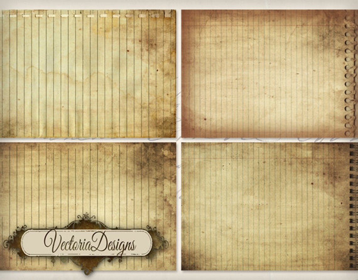 Grunge Journal Pages Printable Journaling Paper Craft Art - Etsy