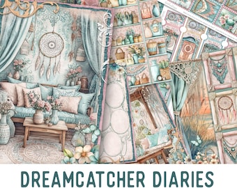 Dreamcatcher Diaries Printable Junk Journal Kit (Standard) - 003814