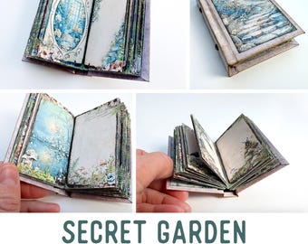Secret Garden DIY Mini Book Printable Craft Project - 004003