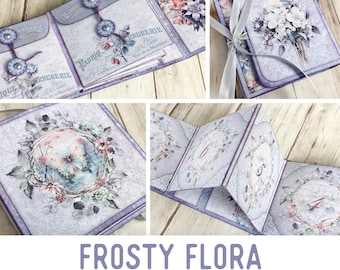 Winter Flowers Mini Project Frosty Flora Vacation Crafts Celebration Gift DIY Gift Flowers Gift Printable Craft kit Printable Gift 003184