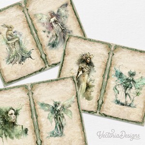 Magic Forest Junk Journal Pages Fairies Junk Journal Printable Junk ...
