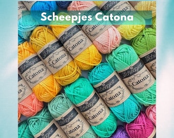Scheepjes Catona Mercerized Cotton Yarn 25 g skeins