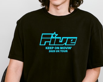 5ive Tour T-shirt - Five Keep on Movin' 2025 UK Tour