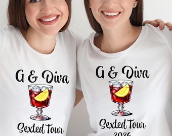 G & Diva Sexted Tour 2026 T-Shirt - Podcast and tour Fan Merch