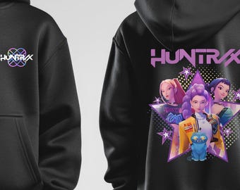 KPop Demon Hunters Huntrix Inspired Hoodie • Kids & Adults sizes • K-Pop anime Christmas Gift