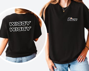 Five Wiggy Wiggy 90s Boy Band Tour T-Shirt: 5ive Retro Pop Fan Merch Gift