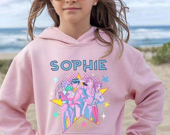 Saja Boys Personalised K-Pop Demon Hunters Kids Hoodie | Custom Name Hood | Kpop Christmas Gift