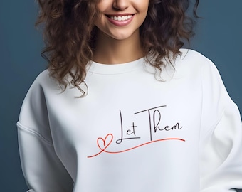 Let Them theory Jumper - embroidered sweatshirt