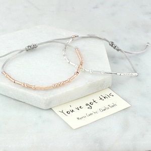 Sie haben dieses Morse-Code-Armband, Cancer Support