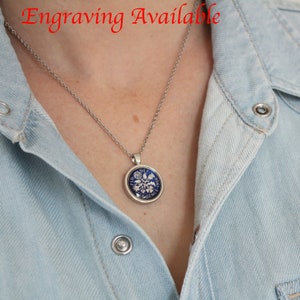 1965 60th Enamelled Sixpence Necklace - customised