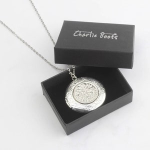 60th Birthday Vintage Sixpence Locket Necklace