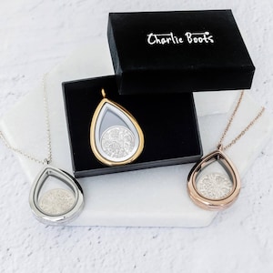 60th Birthday Sixpence Coin Teardrop Necklace