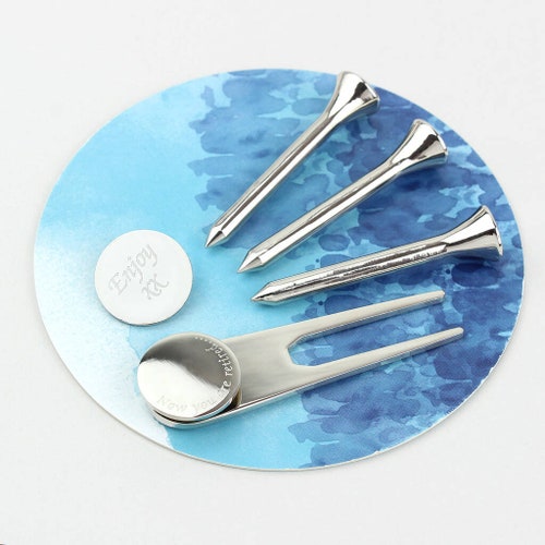 Personalised Golf Set With Golf Balls and Tees Golf Gift for Etsy