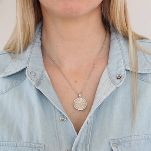 Personalised 60th Birthday Sixpence Necklace