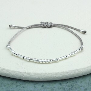 A New Chapter Morse Code Friendship Bracelet image 4