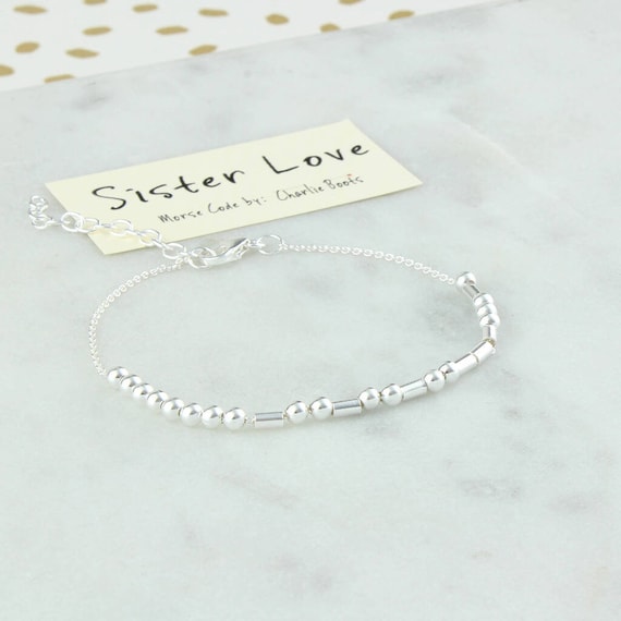 Sister love bracelet deals
