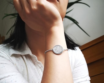 Any Date Personalised Sixpence Coin Bracelet