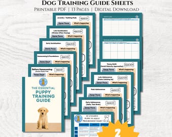 New Puppy Training Guide | Potty, Crate & Behavior Plan | Printable Puppy Training PDF