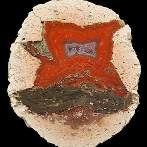 Achat - Thunderegg St. Egidien, Sachsen, Tyskland