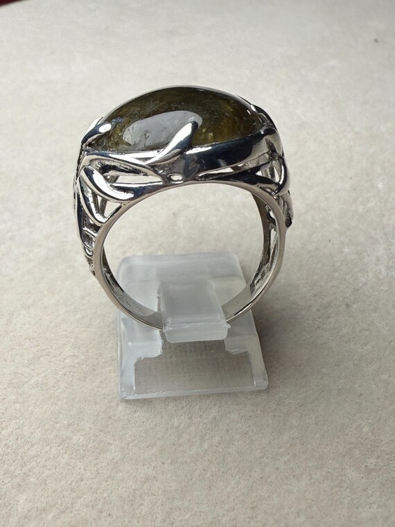 Labradorite Large Statement Ring Sterling Silver … - image 9