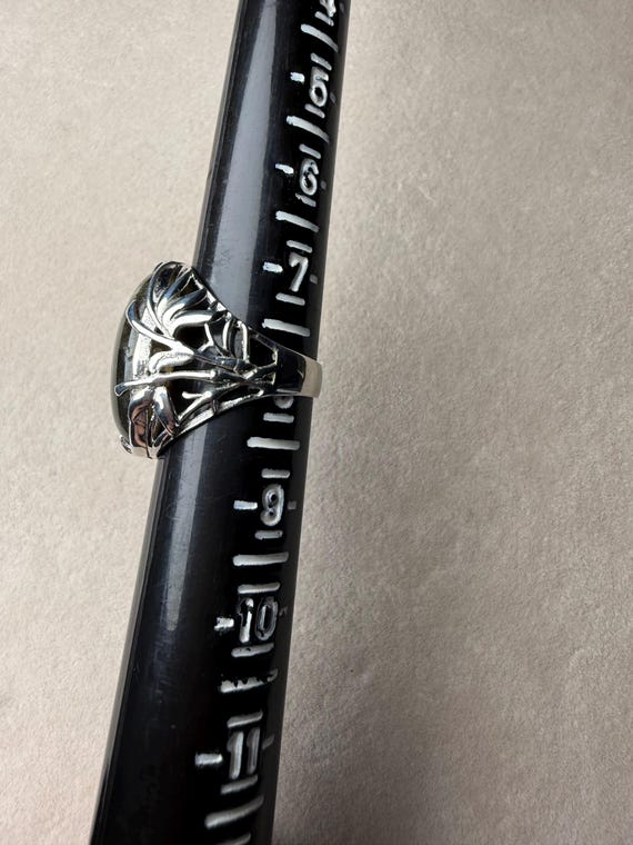 Labradorite Large Statement Ring Sterling Silver … - image 8