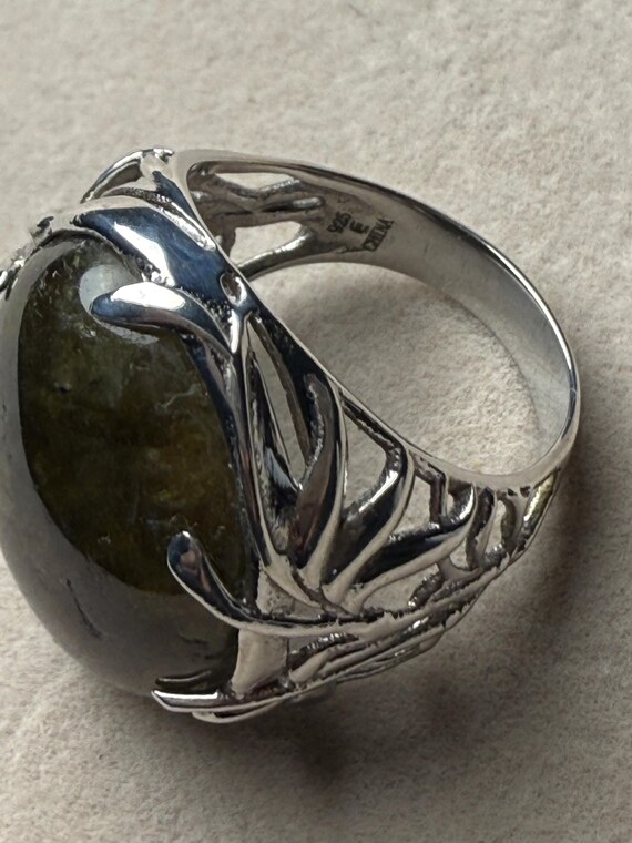 Labradorite Large Statement Ring Sterling Silver … - image 3