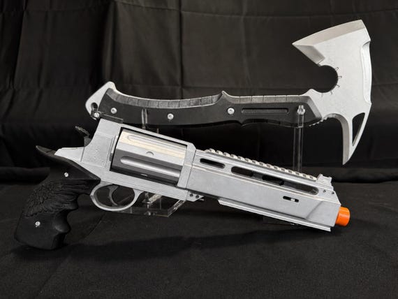 Resident Evil 9 Requiem Revolver + Hatchet 3D Printed Non-Functional Replica Combo