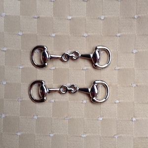 2 Silver Extra Small Snaffles